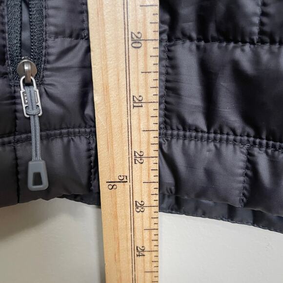 Patagonia Women's Puffer Vest Full Zip Black Embroidered Sleeveless S - Picture 4 of 5